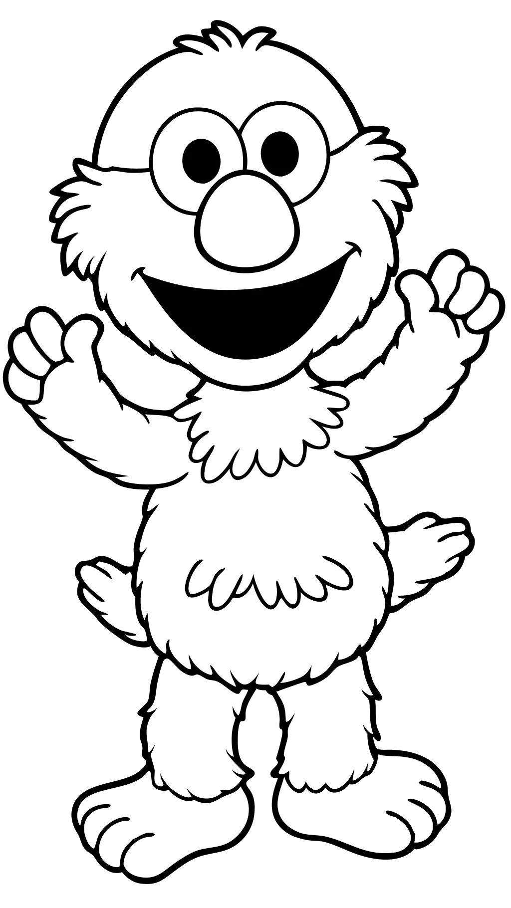 free elmo coloring pages